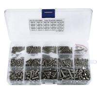 480Pcs/Set M2 M2.5 M3 Din7985 Gb818 Steel Cross Recessed Pan Head Screws Phillips Screws Assortment Kit Hw028