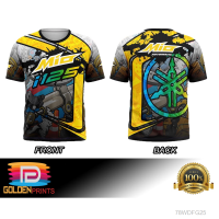 2023 New Mio Full 125 Sublimation Tshirt | Baju Jersey Sublimation | ShortSleeve Summer Fashion T-shirt