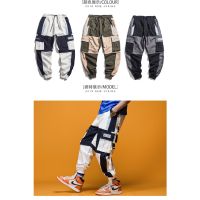 Akol Joggers Hiphop Pants Combat Trousers Men Camouflage Pants INS Elastic M-3XL