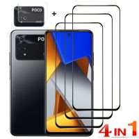 Película Poco M4 Pro 4G แก้วสำหรับ Xiaomi Poco M5 M5S กระจกเทมเปอร์ C40 Poco X3 X4 M3 Pro 5G ปกป้องหน้าจอ PocoX4 F4 GT Front ฟิล์มป้องกัน Poko M4 Pro 9H PocoX3กระจกแข็งฟิล์ม HD ป้องกันรอยขีดข่วน NFC