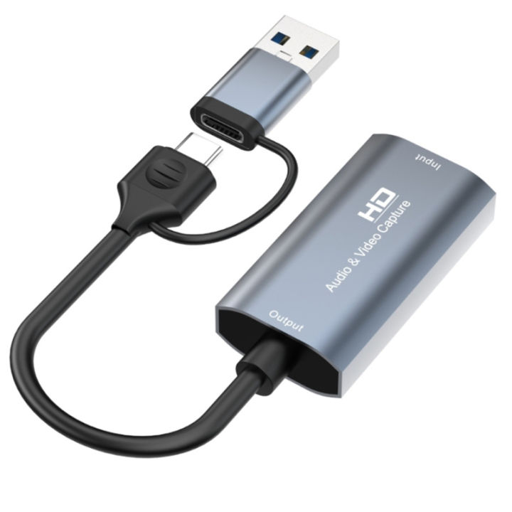 ซินซู-วิดีโอการ์ดบันทึก4k-มัลติมีเดียเอชดีอินเตอร์เฟซไปยัง-usb-usb-c-การ์ดบันทึก1080p-hd-live-rekam-video-grabber-เสียง