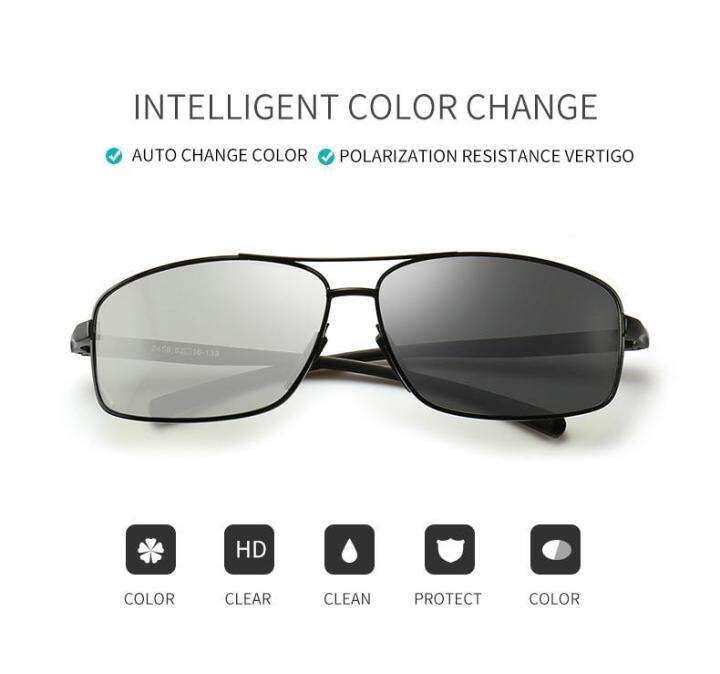 แว่นขับรถผู้ชาย-แว่นเลนส์โพลาไรซ์-ตัดแสงจ้าดีมาก-aoron-แว่นตากันแดด-polarized-mens-แว่นตากันแดดคลาสสิกสี่เหลี่ยมผืนผ้าดวงอาทิตย์แว่นตา-uv400อลูมิเนียมแมกนีเซียมแว่นตากันแดดขา