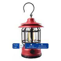 [Arrive 1-3 Days]1200mAh Powerful Work Lamp USB Rechargeable 300 Lumens Vintage Hanging Lanterns Waterproof Retro Garden Decoration Lights Bumpproof for Indoor Outdoor  [7 Days Refund Guarantee]