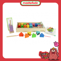 Masterkidz ของเล่นเสริมทักษะขนาดใหญ่ เกมลูกปัดยักษ์มหาสนุก Jumbo Lacing Beads (Set II)