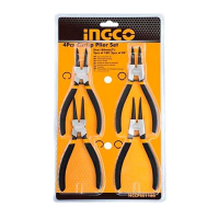 INGCO รุ่น HCCPS01180 ชุดคีมหนีบแหวน คีมหุบ คีมถ่าง ขนาด 7 นิ้ว (4 ชิ้น/ชุด)