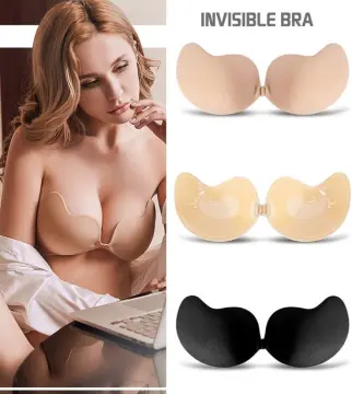 Invisible bra Strapless Nubra Seamless Nipple Cover Adhesive Push Up Bra