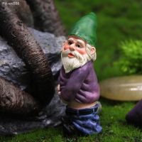 1pc Mini Drunk Gnome Dwarf Figurines Resin Cute Fairy Garden Statue Outdoor Garden Courtyard Sculpture Flowerpot Decor Ornament