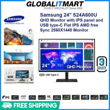 Samsung 27 QHD Monitor with IPS panel and USB type-C LS27A600