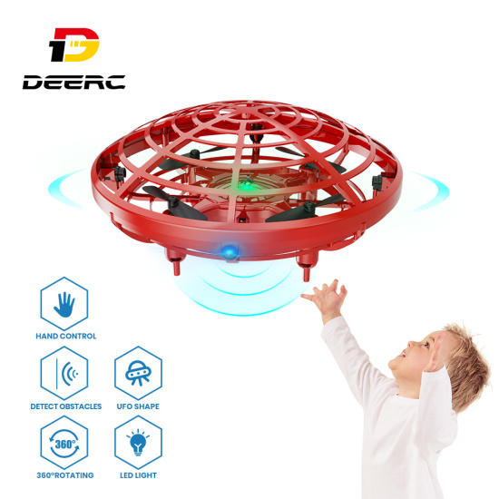 Deerc mini 360 xoay tự động cảm biến bay lượn ufo đồ chơi bay cho trẻ em - ảnh sản phẩm 1