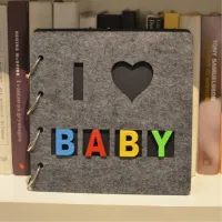 Cartoon DIY Album Childrens Family Memory Record Clip Art Album Paste Type Valentines Birthday Gift Album  Photo Albums