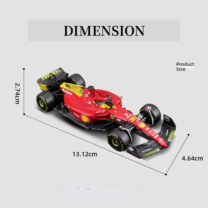 ของเล่นดายแคส-f1-75-75th-f1โมเดลรถยนต์2022ใหม่สำหรับรถแข่งกระทิงแดงรถ-mercedes-mclaren-formula-1-diecast