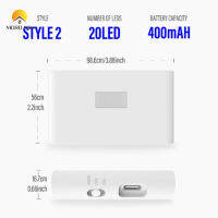 โคมไฟติดผนังแบบเหนี่ยวนำสำหรับตกแต่งห้องน้ำห้องนอนของมนุษย์ชาร์จผ่าน Usb ไฟกลางคืนไร้สาย MORO Life