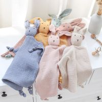 Baby Cotton Muslin Blanket Soft Cute Newborn Sleeping Dolls Kids Sleep Soothe Appease Towel Bibs Dolls Burp Cloth Blanket