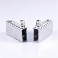 2pcs Glass Door Cabinet Clamps for 8-12mm Stainless Steel Glass Door Hinges Cabinet Clips Hidden Cabinet Door Hinges