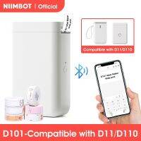 Niimbot กระเป๋าแบบพกพา D101เครื่องพิมพ์ฉลากไร้สายขนาดเล็กเครื่องพิมพ์ฉลากไร้หมึกสำหรับแท็บเล็ตโทรได้ออฟฟิศบ้านองค์กร D11 Plus