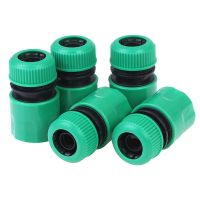 Best 5Pcs 1/2 quot;Green Hose Joint Coupling Connector For Garden Irrigation Irrigation Balcony Flowers Garden Water Connector