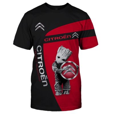 Summer Citroen T-Shirts Racing Car Rally 3D Print Men Sports Casual Oversized O-Neck T Shirt Fashion Tees Tops Jersey