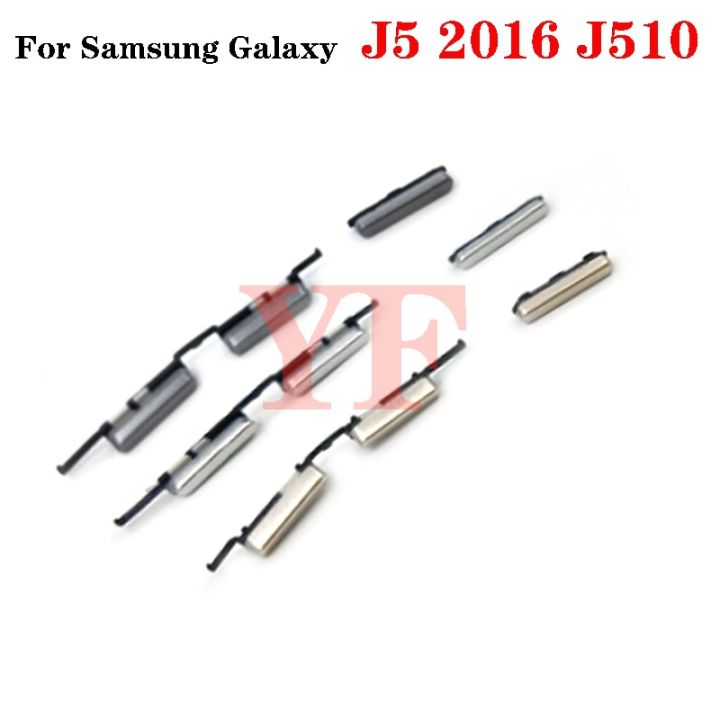 ‘；【。- For  Galaxy J5 2016 J510 J510F J510FN J510H J510M J510MN J510G Power Button ON OFF Volume Up Down Side Button Key