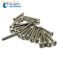 ♣▼ Titanium Bolt M3 x4 5 6 8 10 12 15 20 25 30 35 40 45 50mm Ti Bolt Truss Cross Head Grade 2 Titanium Screw Ti Fastener