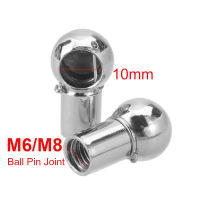 2Pcs Universal M6 M8แก๊ส Strut Rod End Fitting Ball Pin Connector วาล์วฤดูใบไม้ผลิสำหรับรถ Boot ด้านหน้า Bonnet Trunk Home