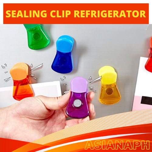 6pcs Bag Clips with Magnet- Food Clips, Chip Clips, Bag Clips for