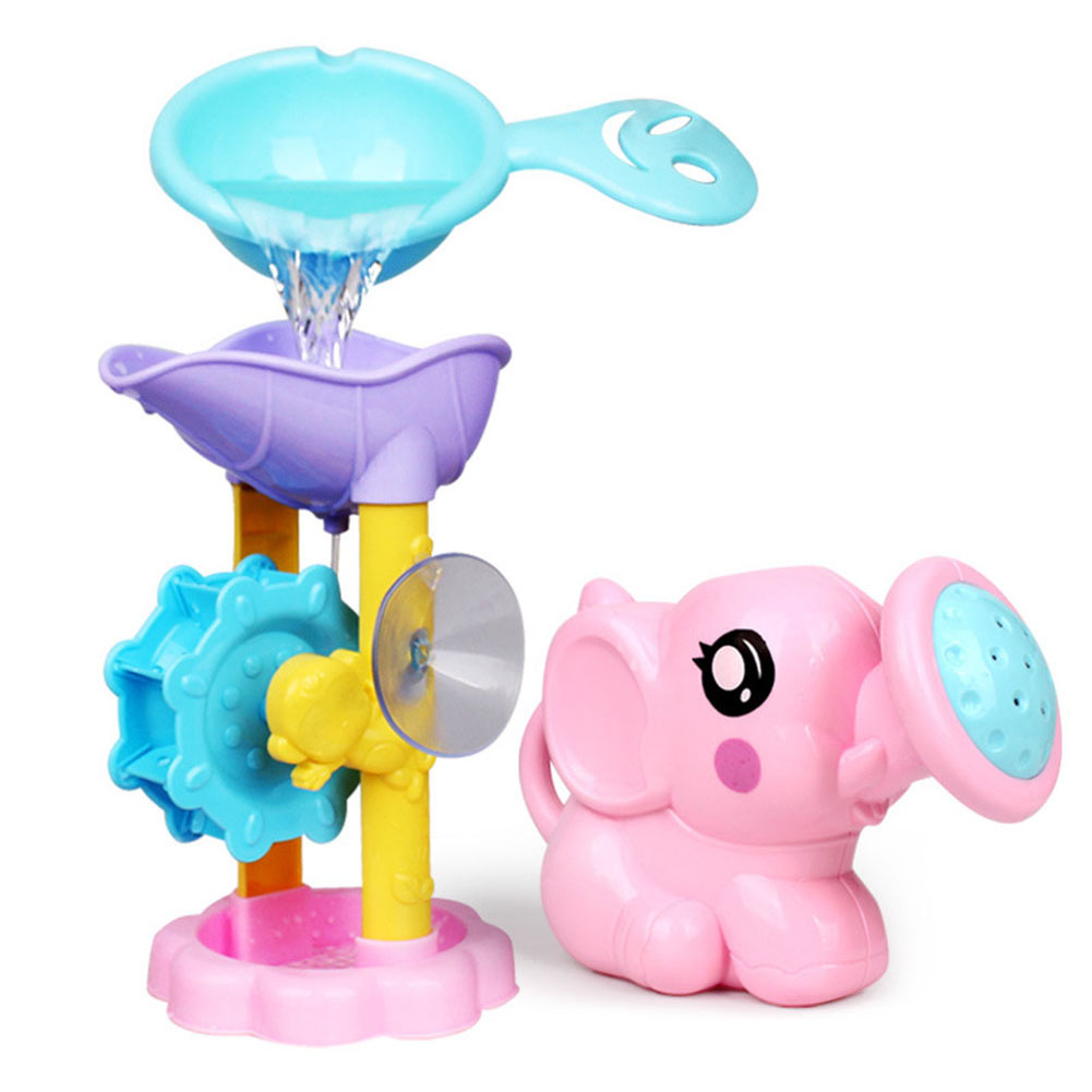 Children Kids Baby Swimming Bath Toys Small Elephant Watering Pot Showering 