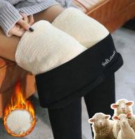 กางเกงเลกกิ้งผ้าคอตตอน Makapal สำหรับผู้หญิงสไตล์ใหม่2023 2022ฤดูหนาว Lambwool Leggings อบอุ่นผอมเซ็กซี่เลกกิ้งความยืดหยุ่นสูงแคชเมียร์ถุงน่องหนาพิเศษกำมะหยี่ใหม่