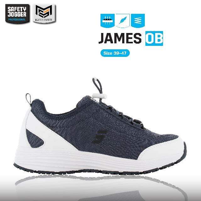 [ของแท้พร้อมส่ง] Safety Jogger รุ่น JAMES OB รองเท้าผ้าใบใส่ทำงาน