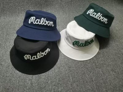 หมวกกอล์ฟ MALBON หมวกชาวประมงขาวดำกันแดดหมวกกีฬากลางแจ้งกอล์ฟใหม่