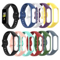 {zhiyun Watchshop}สายนาฬิกาสปอร์ตซิลิโคนสีสันสดใสสำหรับ Samsung Galaxy Fit-E Fit E SM-R375สมาร์ทกีฬาสร้อยข้อมือสายรัดข้อมือเปลี่ยนสายนาฬิกาข้อมือ