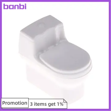 Model Simulation Closestool Miniature Toilet Doll Accessories