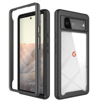 Google Pixel 6 กรณี, WindCase Dual Layer กลับกันชนที่ทนทานไม่ลื่นกันกระแทกเต็มรูปแบบป้องกันกรณีที่ครอบ for Google Pixel 6