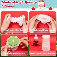 3D Christmas Tree Candle Mold 3D Christmas Tree Candle Mold Xmas Pine Candle Silicone Mold Tree-shaped Candle Mold Candle Making Mold For Christmas Holiday Candle Molds Festive Candle Making Molds Pine Tree Candle Mold Christmas Candle Mold Set DIY