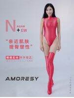 Amoresy Eris ซีรีส์ไฮกลอสคอสูงแขนกุดกระชับระบายอากาศที่สะดวกสบายปลุกชุดว่ายน้ำเซ็กซี่เซิร์ฟ