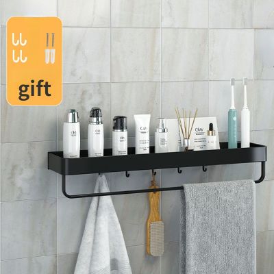 ✥☏ Shower Organizer Toilet Hanging Rack Powerful Removable Glue Does Not Require A Rack of Nails Beautiful and Inexpensive Shelving