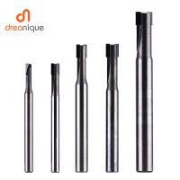 1PC Dreanique Diamond Straight Flute Milling Cutter CNC PCD Polishing End Mill ซิลิคอนคาร์ไบด์เราเตอร์บิตสําหรับเครื่องกลึงไม้เครื่องมือ