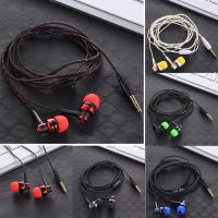 【CW】 High Quality Wired Earphone Brand New Stereo In Ear 3.5mm Nylon Weave Cable Earphone Headset With Mic For Laptop Smartphone  20