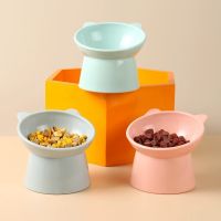 Cat Bowls High Pet Food Dogs Bowls 45°Neck Protector Cats Pets Food Water Bowls Pets Feeding Cup Pets Feeder Bowl Pet Products