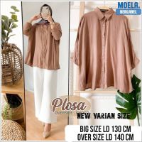 Plosa BLOUSE BIG SIZE Top JUMBO Womens Material RAYON Cotton Womens Clothes LD 133 CM