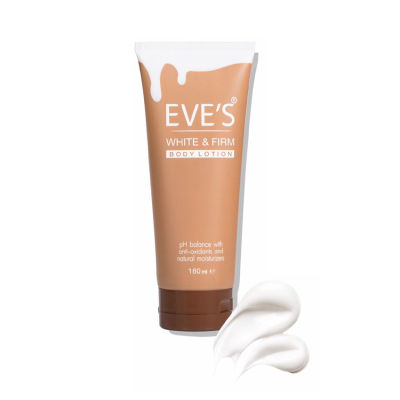 Eves White &amp; Firm Body Lotion โลชั่นอีฟ บำรุงผิวเนียนใส หอมนุ่มน่าสัมผัส (180 ml. x 1 หลอด)