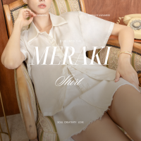 Meraki shirt; WHITE [สีขาว]