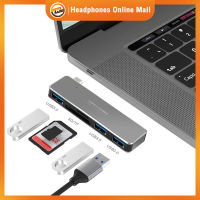 5-In-1 USB3.0 Hub Type-C ADAPTER Card Reader สำหรับแล็ปท็อปพีซีมือถือ HDD Flash Drive