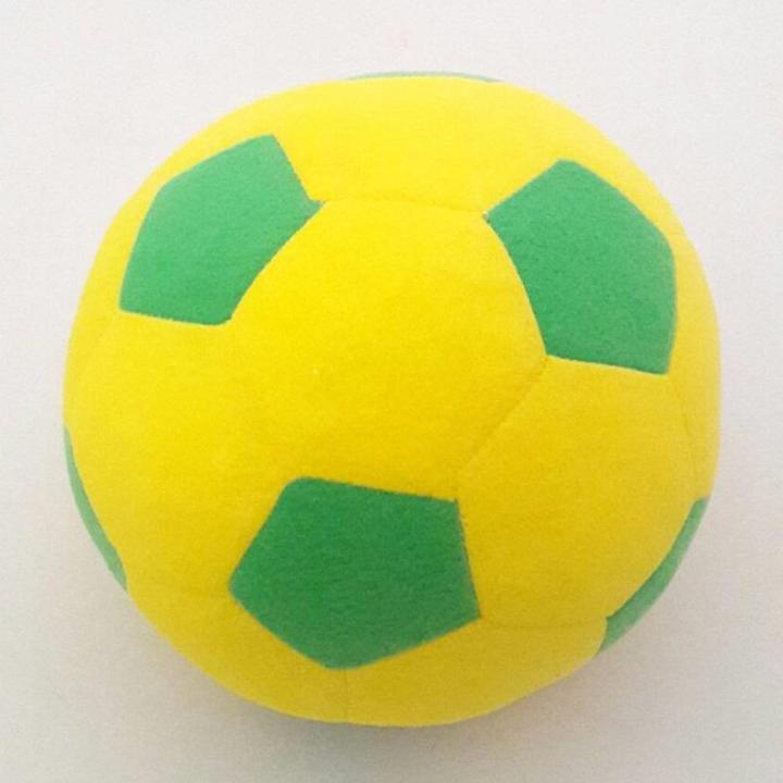 g2g-ลูกฟุตบอล-เด็ก-ผ้าทริคอต-ยัดด้วยโฟมอัดแข็ง-น้ำหนักเบา-เส้นผ่านศูนย์กลาง-20-ซม-สำหรับเด็กฝึกเตะเล่น-สีเหลือง-เขียว-จำนวน-1-ลูก