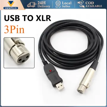 USB C to XLR Female Cable, USB C Microphone Cable Type C Male to