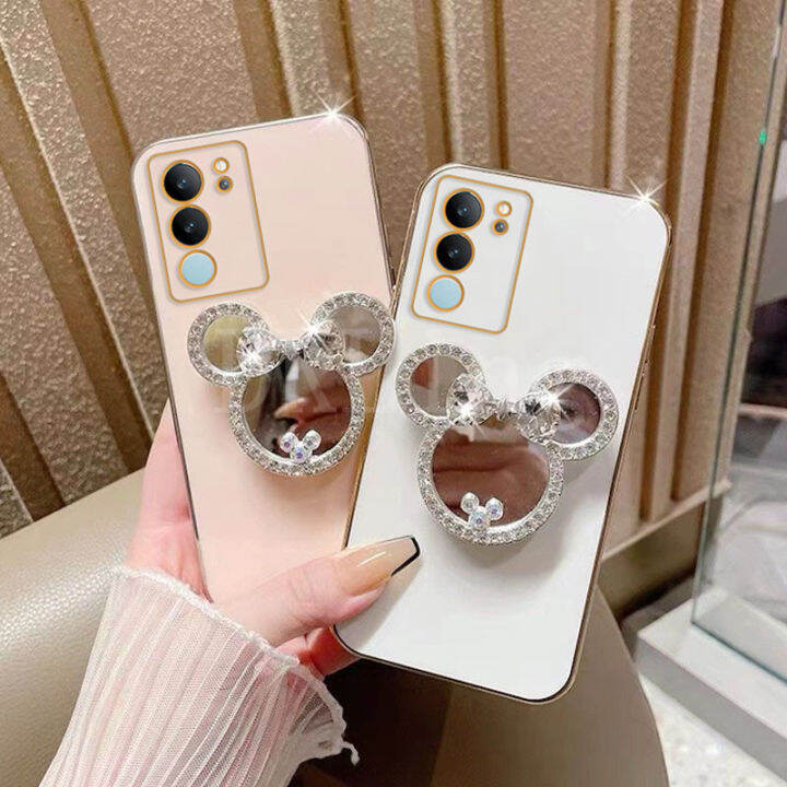 เคสกระจกแต่งหน้า-vivo-v29-5g-เลนส์กล้องถ่ายรูปซิลิโคนนิ่มปกป้อง-v29-vivo-vivov29-5g