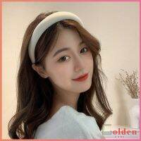 Golden ที่คาดผม  งานวินเทจเสริมโฟมอ้วน งานน่ารัก สีสันสดใส  Candy color headband