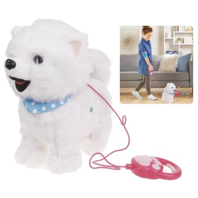 Hot Leash Electric Walking Dog ของเล่นจำลองร้องเพลงลูกสุนัขของเล่น Barking Plush Dog ของเล่นเด็ก Craw การเรียนรู้ของเล่นเด็กวัยหัดเดิน Gift
