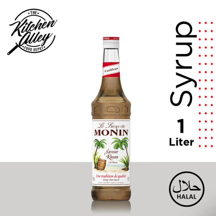 MONIN CARIBBEAN SYRUP 1 Liter | Lazada PH