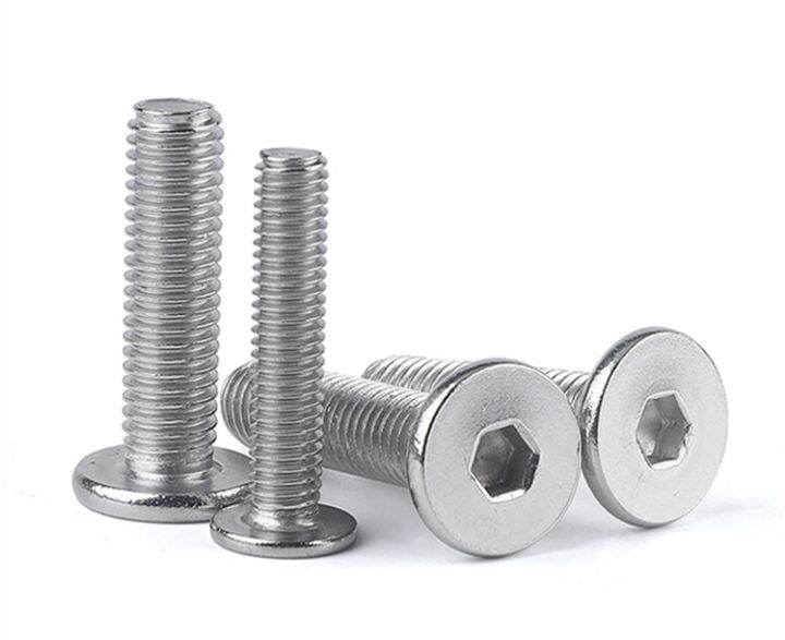 10-20pcs-bolts-and-nuts-m5-304-a2-70-stainless-steel-hex-hexagon-super-thin-wafer-flat-wafer-head-allen-cap-screw-openbuilds-nails-screws-fasteners