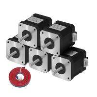 Usongshine 5pcs Nema 17 4-Lead Stepper Motor 42 Motor 17HS8401S 1.5A CE ROSH ISO CNC Laser And 3D Printer Motor